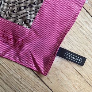 Coach silk scarf